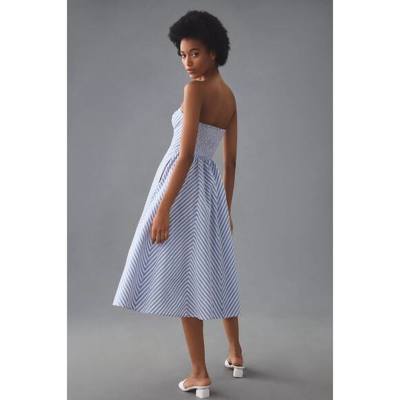 Anthropologie Maeve Strapless A-Line Dress - New Large - Picture 4 of 7